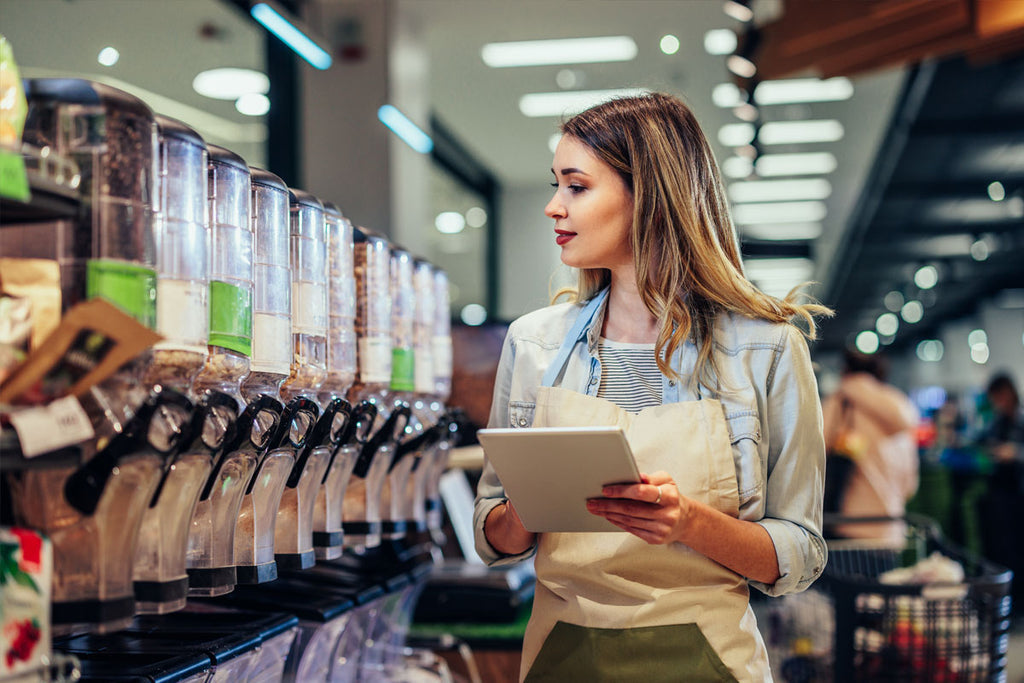 Handheld Tablet Kiosks for Retail Staff