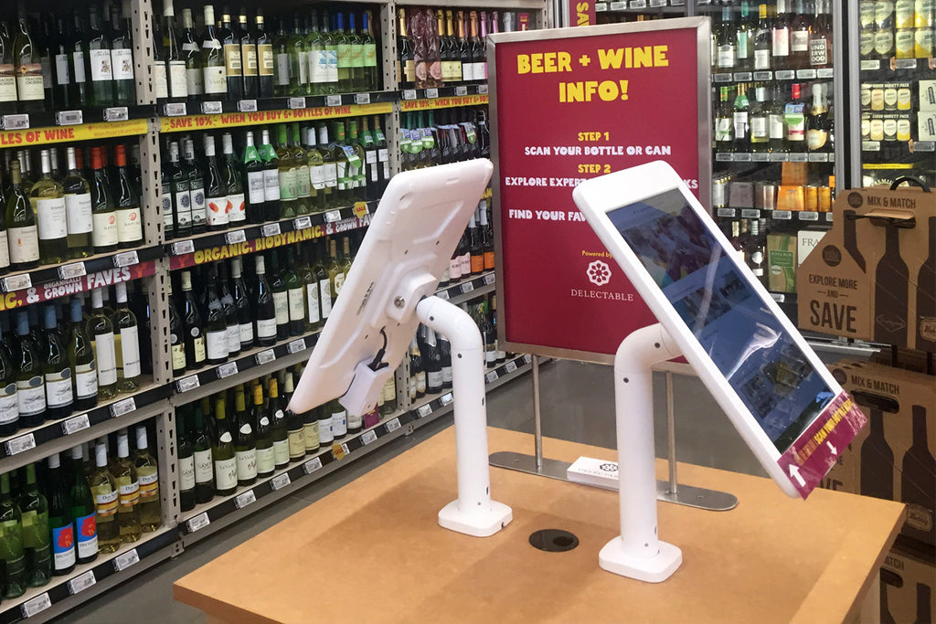 Custom Tablet Kiosk Solution for Wine Store