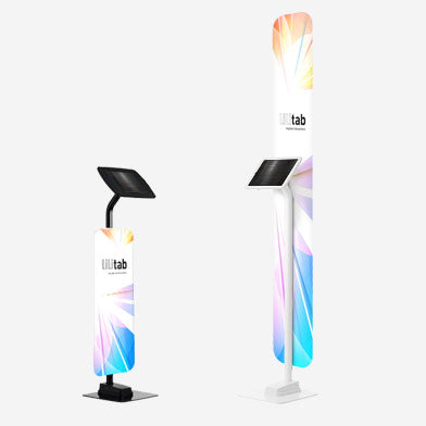 Lilitab Floor iPad Kiosk Branding Options